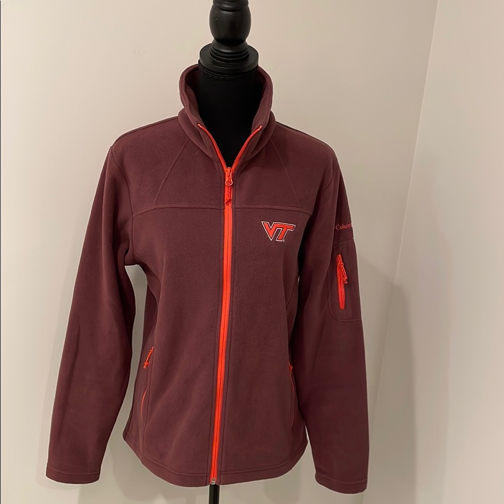 Columbia Fleece VT Maroon Jacket